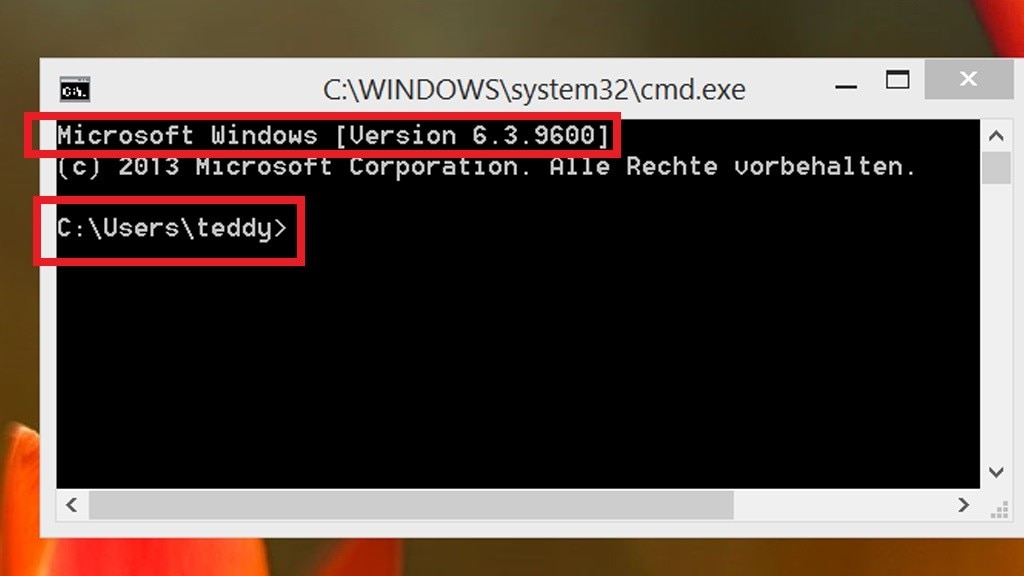 Windows-Versionsnummer ablesen