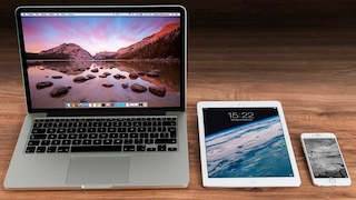 MacBook, iPad und iPhone