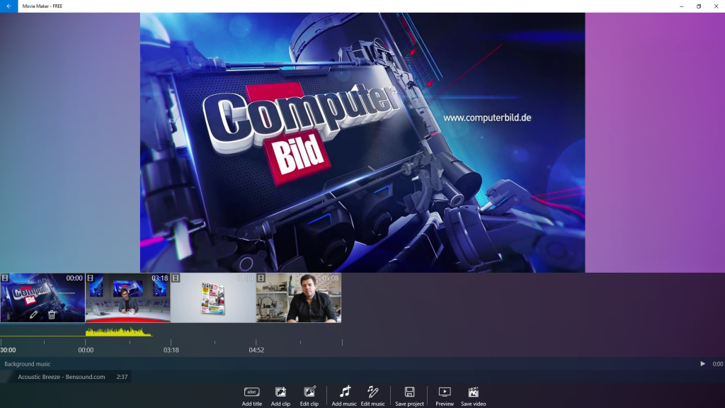 Movie Maker (Windows-App)