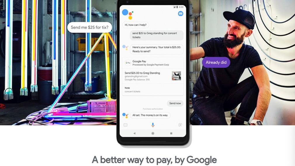 Google Pay Werbebild