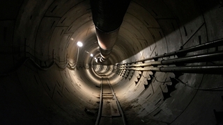 Hyperloop-Tunnel der Boring Company
