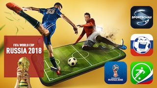 Die besten Fußball-Apps zur WM 2018