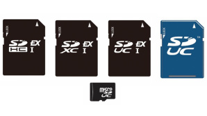 SD-Karten mit SD-Express-Standard © SD Assotiation