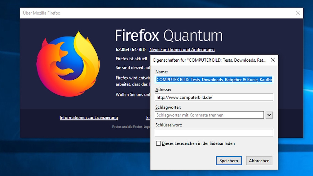 Firefox 62: Vorsicht, Beta-Update löscht Lesezeichen-Daten