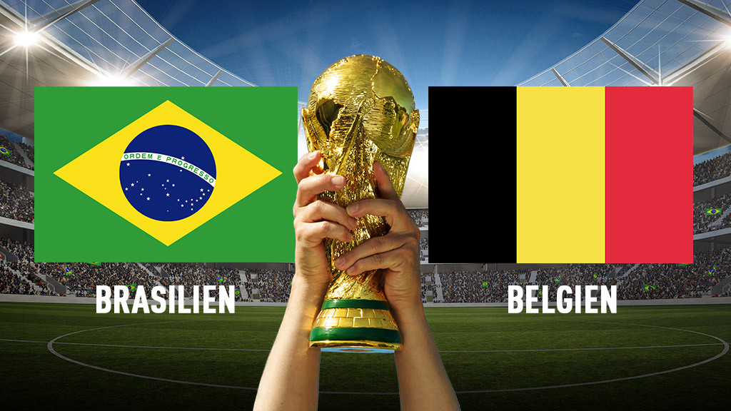 WM 2018: Brasilien vs. Belgien - AUDIO VIDEO FOTO BILD