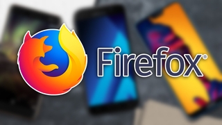 Mozilla-Logo vor Smartphones