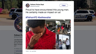 Pelham Police Department: Tweet über Walter Carr