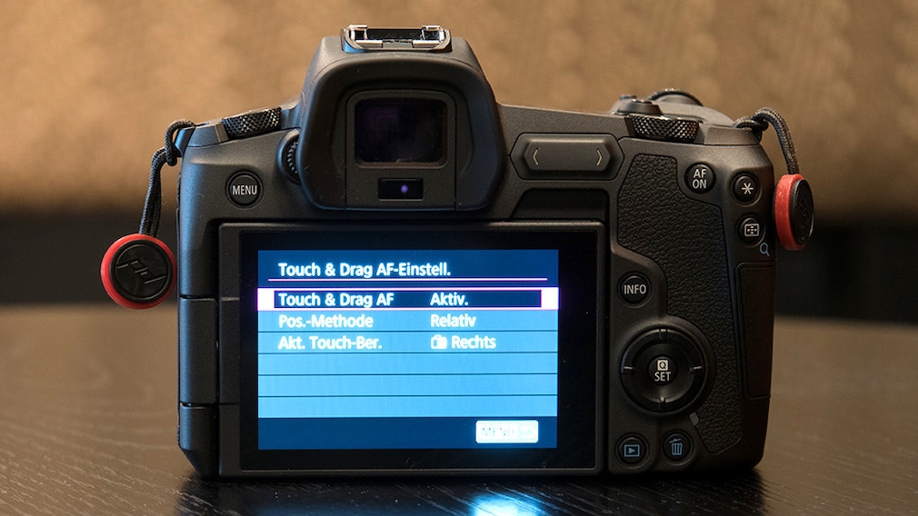 Canon EOS R Touch and Drag Autofokus