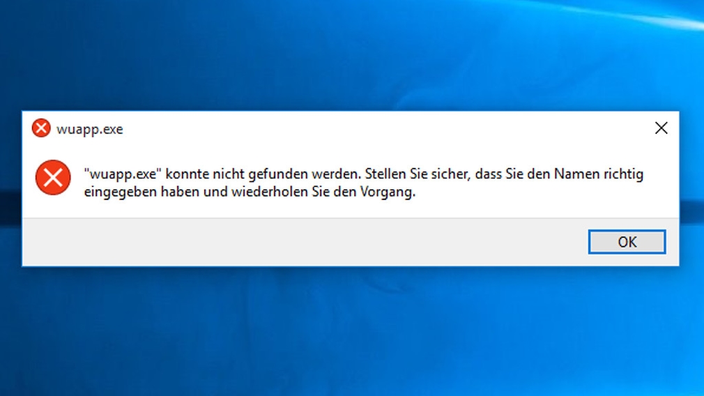Windows 10: Internet-Explorer-Fehlermeldung – wuapp nicht gefunden