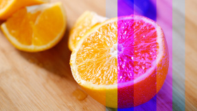 Endlich eine Lösung: Darum wurden diese Orangen lila