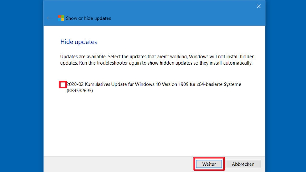 Disable Windows updates