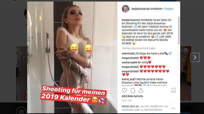 Katja Krasavice bringt Nackt-Kalender 2019 - COMPUTER BILD