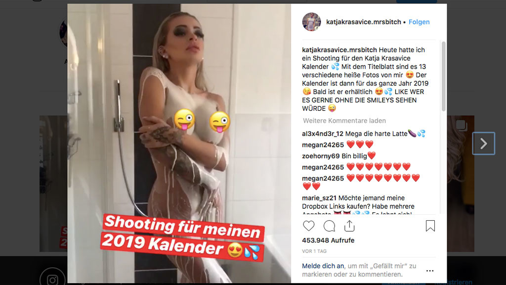 Kalender nackt katja krasavice Katja Krasavice