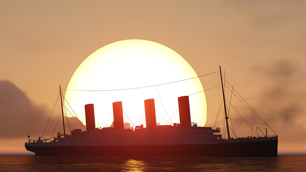 Legendarer Luxusdampfer Titanic 2 Sticht In See Computer