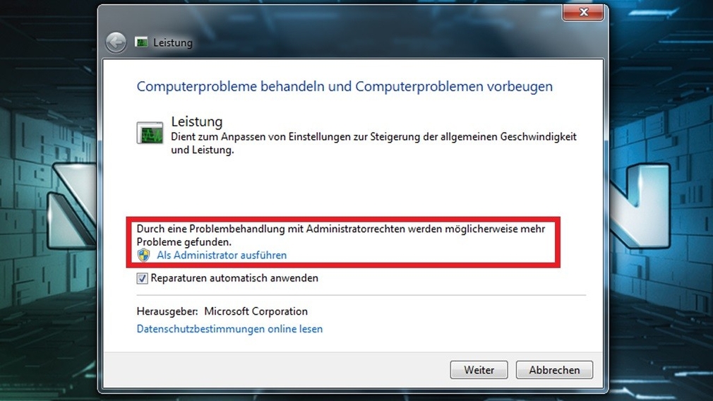 Windows 7: Leistungsprobleme beheben via Autostart-Tuning