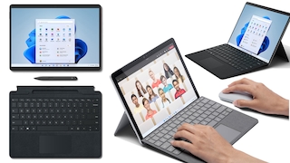 Im Test: Microsoft Surface Pro, Go, Book, Laptop, Studio