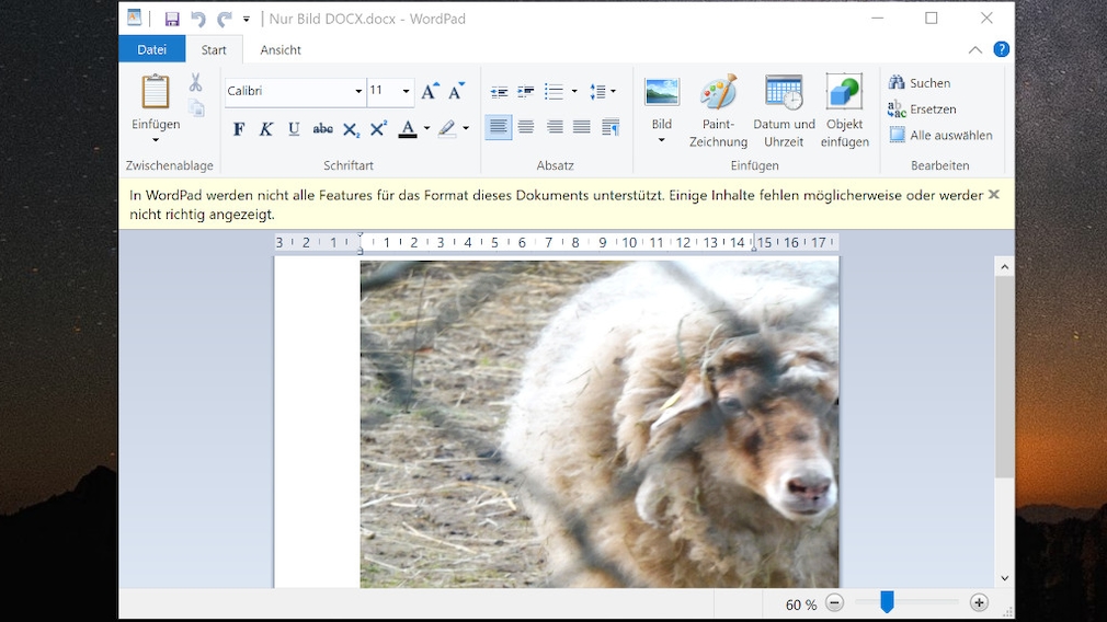 Windows-Test: WordPad öffnet DOC - und DOCX-Dateien – wie gut klappt das?