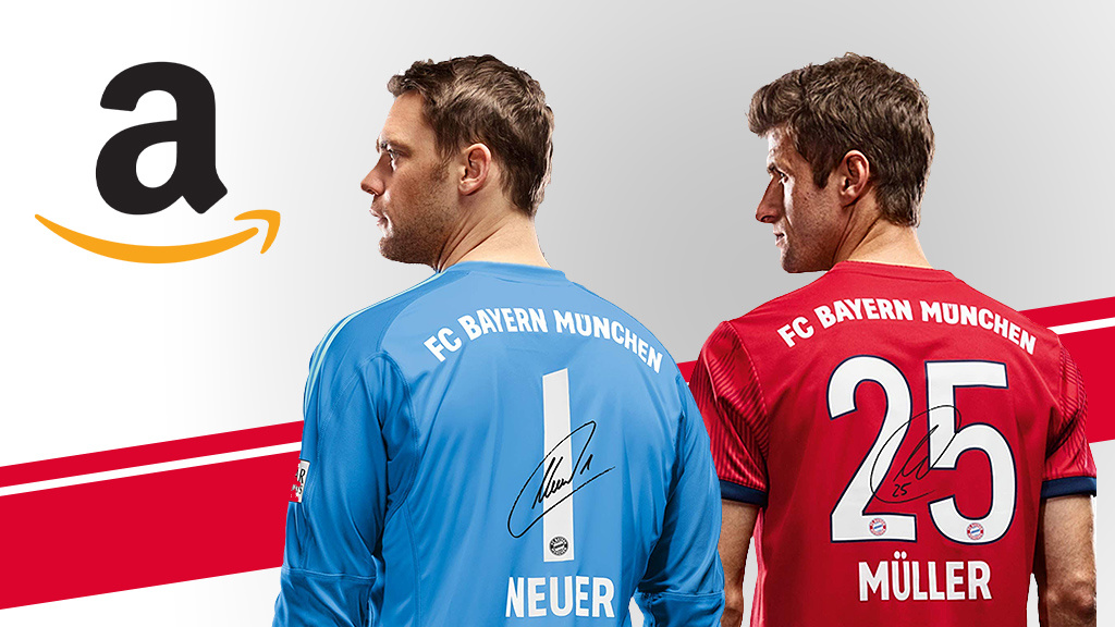 FC Bayern eröffnet eigenen Fanshop auf Amazon