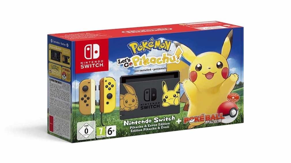 Nintendo Switch: Die besten Bundles Nintendo Switch inklusive „Pokémon – Let’s Go Pikachu” und Pokéball Plus. Wer möchte, sichert sich auch direkt eine Nintendo-Online-Mitgliedschaft für zwölf Monate dazu. 