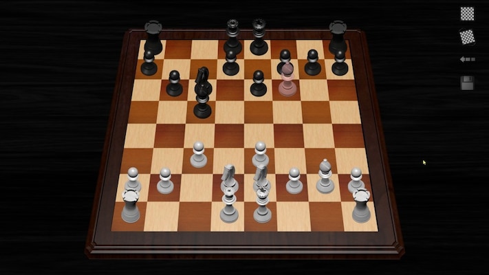 Schach spielen gegen die Fernseh-App: Königlich