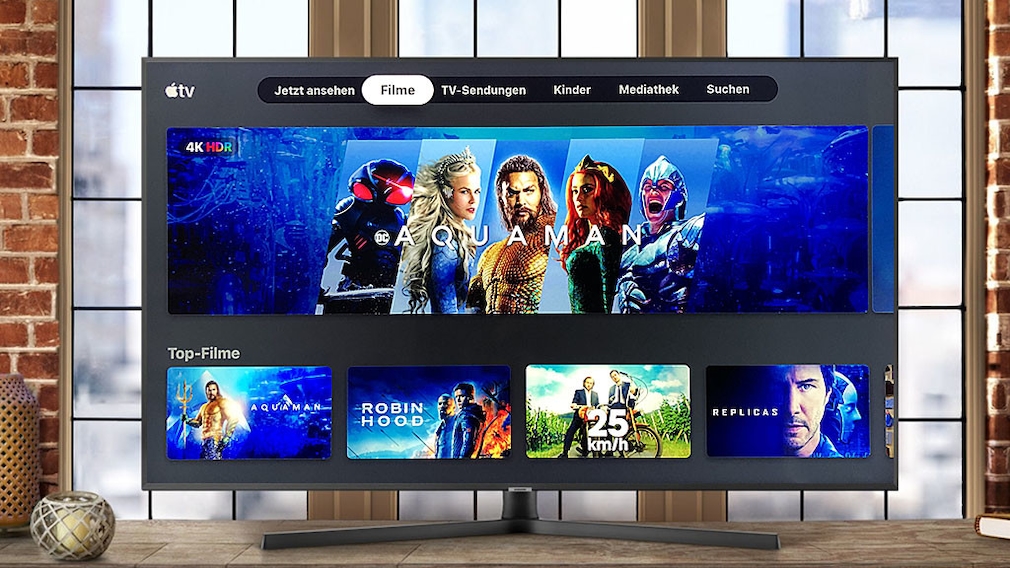 Samsung-Fernseher mit Apple TV App