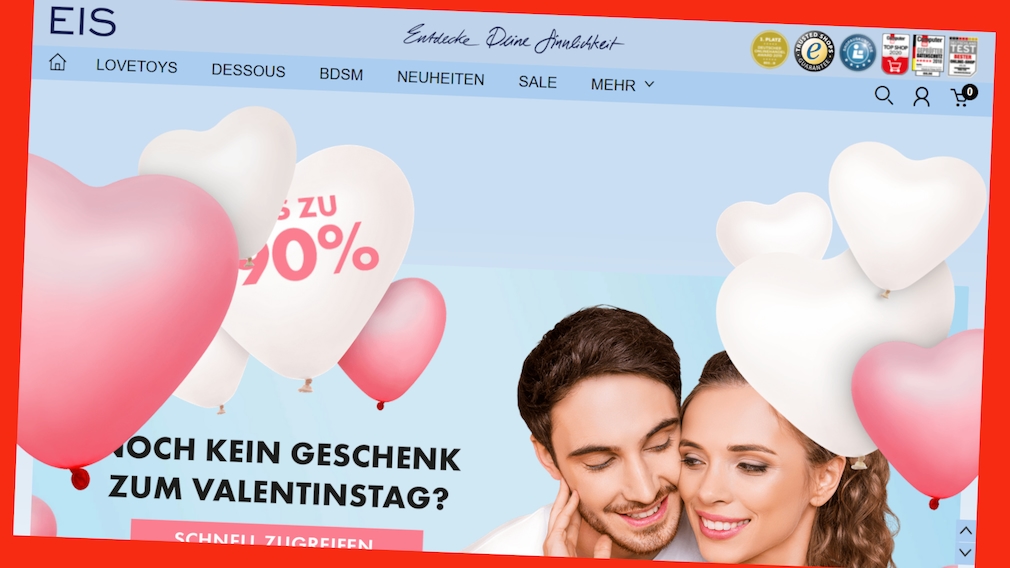 Eis.de: Valentinstag-Angebote