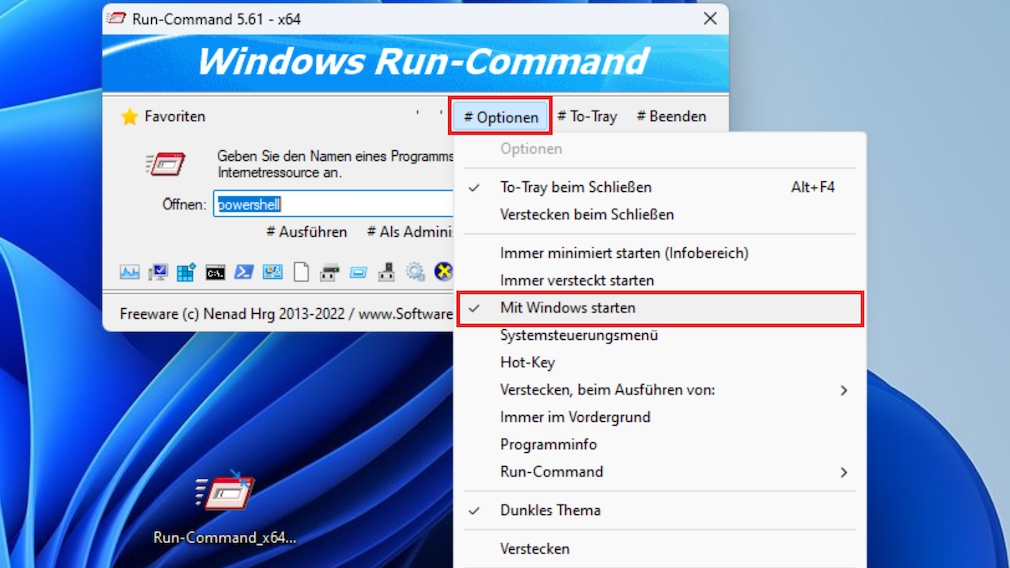 Windows Run-Command in Autostart integrieren