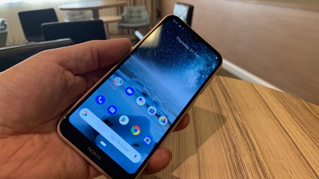nokia 4 2 android mit google taste computer bild