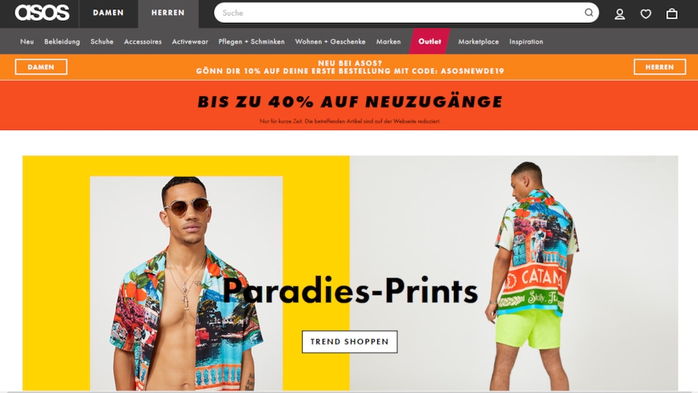 Asos Jetzt NeukundenRabatt sichern COMPUTER BILD