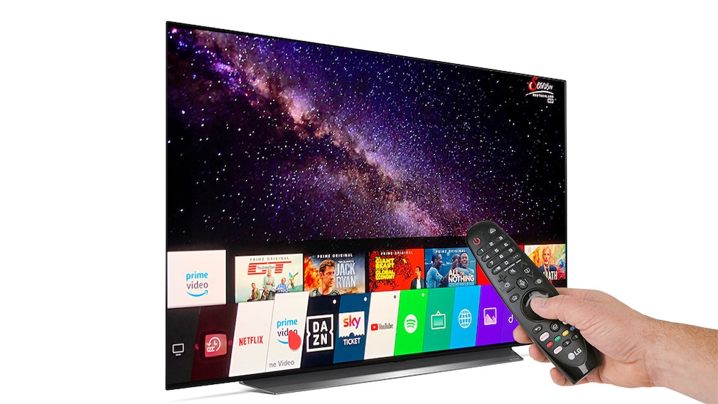 Neuer LG OLED C9 im Test: Das ist der beste Fernseher fürs Geld! Der neue LG OLED C9 im Test: Der Menüleiste spendierte LG nun eine zweite Zeile mit Vorschaubildern etwa von Netflix und Youtube oder mit den bevorzugten TV-Kanälen. Die Fernbedienung verfügt über eine neue Optionstaste. 