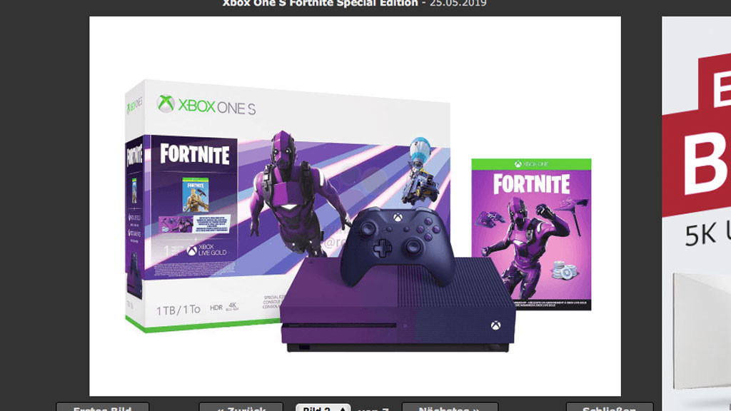 Xbox One S: Fortnite-Edition durchgesickert - COMPUTER ...