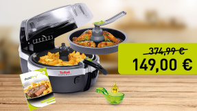 Angebot: Tefal Heißluftfritteuse jetzt 60 Prozent reduziert
