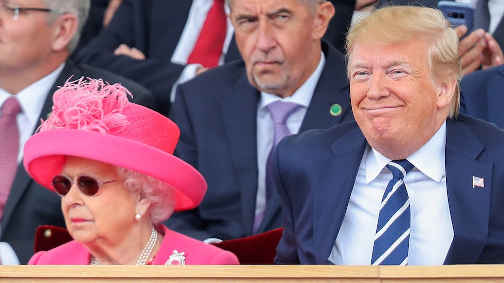 Trump in England: Präsident wird zum Meme-Hit Trumps Besuch bei der Queen sorgte für allerlei witzige Situationen. 
