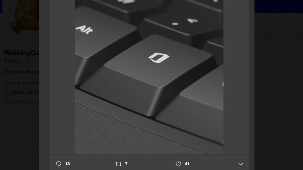 Microsoft Office Taste Fur Tastatur Computer Bild