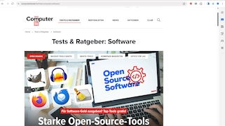 Screenshot aus CCleaner Browser