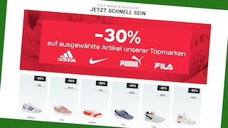 Deichmann: 30 Prozent Rabatt beim Sneaker-Sale