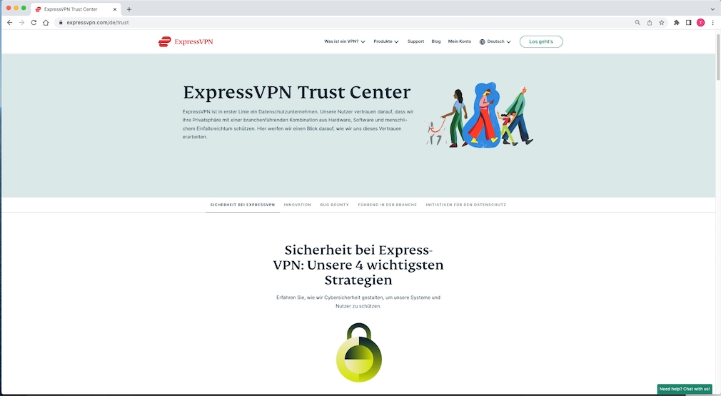 ExpressVPN: Trust Center