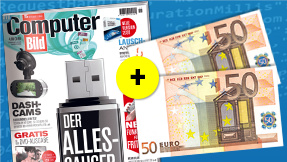 COMPUTER BILD lesen + bis zu 100 € sichern!