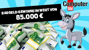 COMPUTER BILD-Gewinnspiel mit Preisen im Wert von insgesamt 85.000 Euro