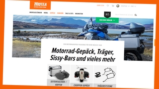 Motea: Motorradteile und Zubehör jetzt 30 Prozent günstiger