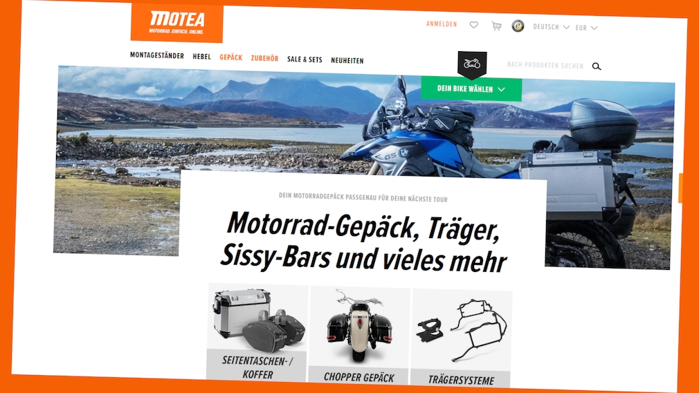 Motea: Motorradteile 30 Prozent günstiger