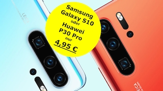 668 Euro sparen: Samsung Galaxy S10 oder Huawei P30 Pro mit Vodafone-LTE-Flat​