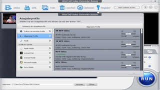 Screenshot aus WinX HD Video Converter Deluxe – Kostenlose Vollversion