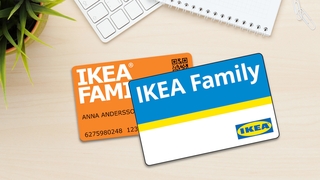 IKEA Family Karten auf dem Tisch