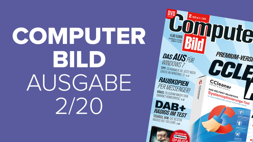 Heftvorschau: Das bietet die COMPUTER BILD 2/2020 - COMPUTER BILD