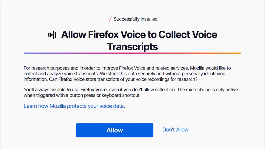 Firefox Voice