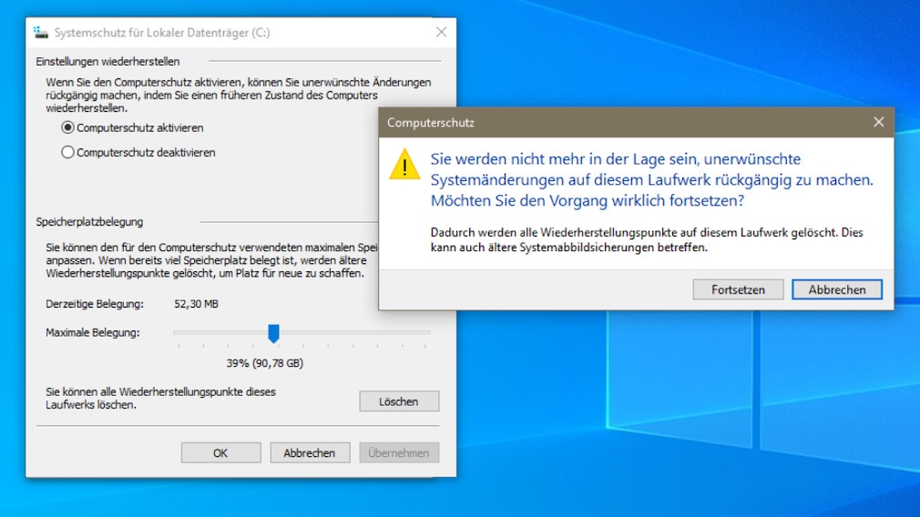 Windows 7/8/10: Systemwiederherstellung einschalten, starten und nutzen
