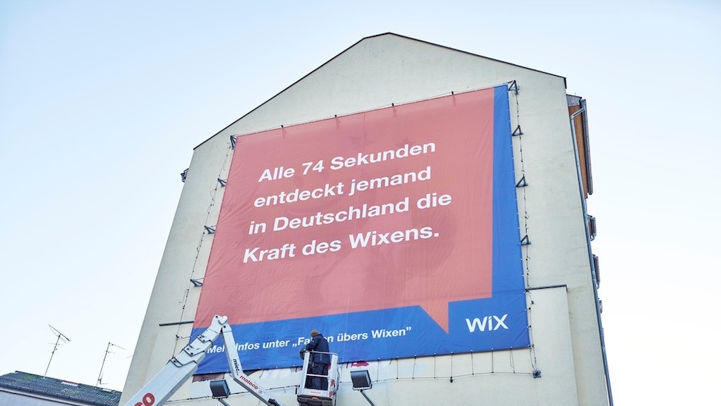 Wix-Plakatkampagne