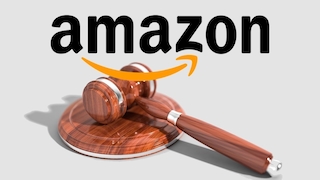 Richterhammer mit Amazon-Logo