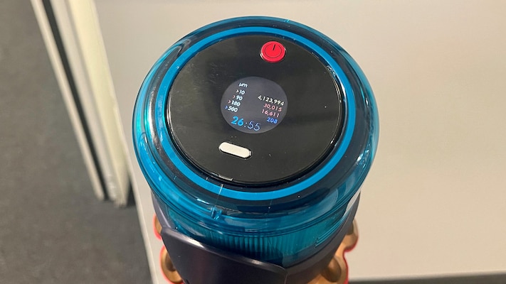 Akkusauger im Test, Display